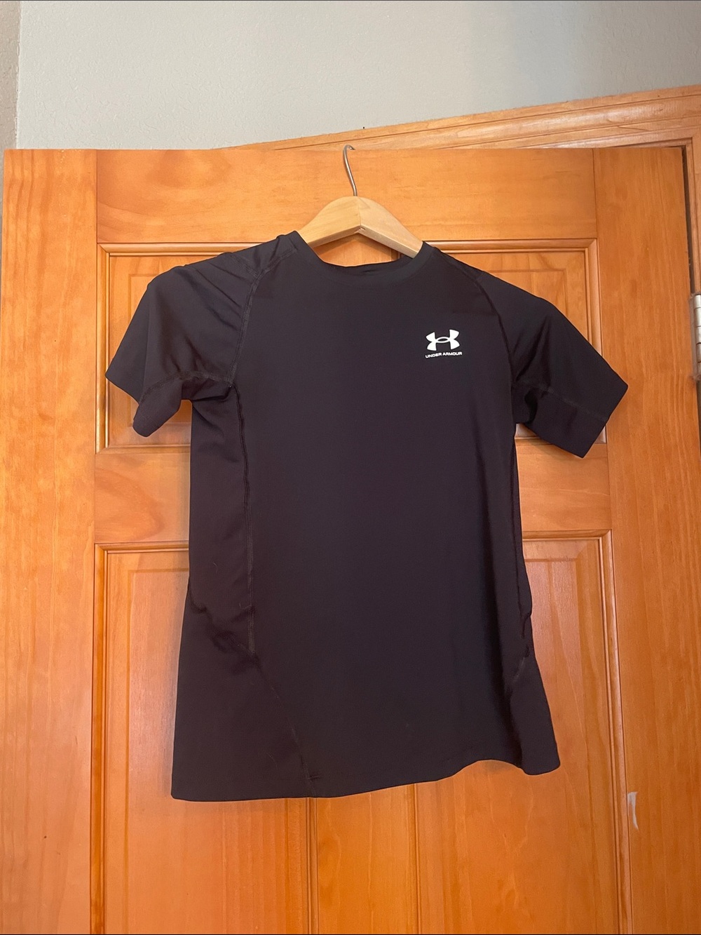 Under Armour Black Kid Compression Shirt